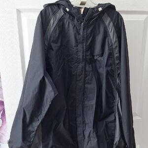 t Coleman Black Windbreaker Jacket Size 2XL
